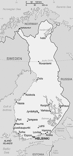 Finnish map