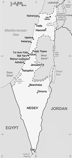 Israeli map